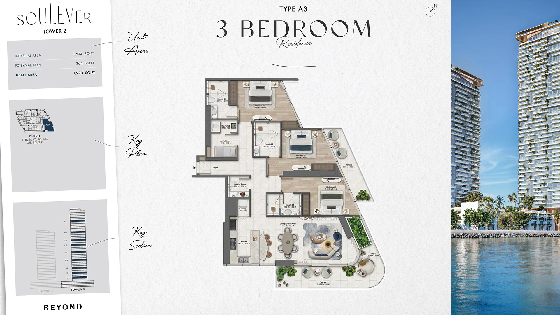3 BR - Type B